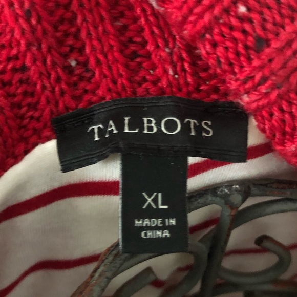 🌿Talbots red sweater🌿 - Picture 3 of 3